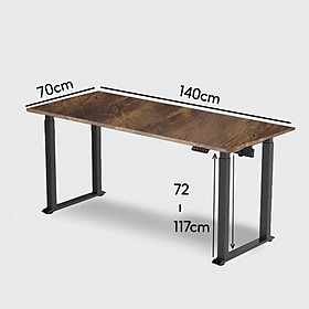 Mua Bàn tăng giảm nâng hạ chiều cao thông minh công thái học iCockpit 1460  nâng hạ 80 kg  tặng móc treo tai nghe  giá để ly nước  thảm lót chuột