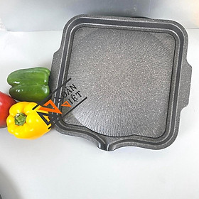 Mua VĨ (CHẢO-KOVA) NƯỚNG BBQ  CHẢO BÍT TẾT - VÂN ĐÁ HOA CƯƠNG CHỐNG DÍNH . Xuất xứ HÀN QUỐC   an toàn tuyệt đối cho sức khoẻ