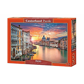 Xếp hình puzzle hoàng hôn ở Venice 500 mảnh CASTORLAND B-52479