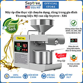 Máy ép dầu thực vật chuyên dụng thương hiệu cao cấp Septree X8S - Hàng Chính Hãng