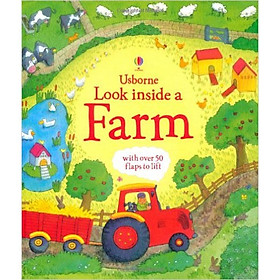 Hình ảnh Sách tương tác tiếng Anh - Usborne Look inside a Farm