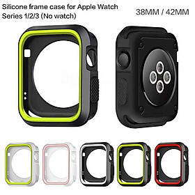 For Apple Watch iWatch Series 1 2 3 Silicone Protector Cover Case Screen 38&42mm
