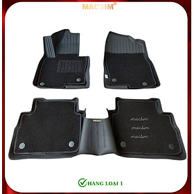Hình ảnh Thảm lót sàn ô tô 2 lớp cao cấp dành cho xe Mazda CX5 2012 - nay (sd) nhãn hiệu Macsim chất liệu TPE màu đen
