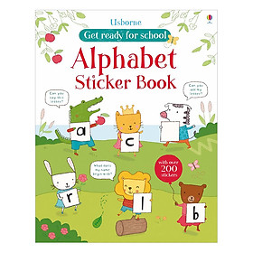 Hình ảnh Review sách Sách thiếu nhi tiếng Anh - Usborne Alphabet Sticker Book