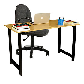 Bộ Bàn Oak-T Đen Và Ghế Có Tay Đen IBIE IB505