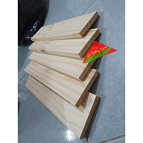 Mua Bó 5 thanh gỗ thông mới đẹp dài 60cm  rộng 10cm  dày 1.5cm được bào láng 4 mặt đẹp thích hợp làm kệ  decorde  ốp tường