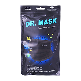 Khẩu Trang 4L Dr.Mask Than Hoạt Tính 10 Cái