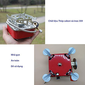 ♝⊕Bếp Ga Mini Dã Ngoại, Du Lịch Gấp Gọn TR359