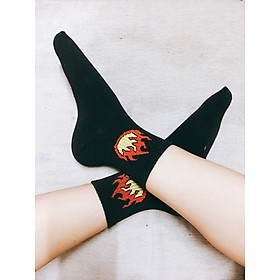 Combo 2 đôi tất (vớ) lửa (trắng , đen)