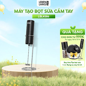 Máy đánh bọt cầm tay Lebenlang LBL4586, chạy bằng PIN 2A nhỏ gọn tiện lợi, công suất 10W – hàng chính hãng