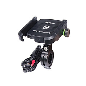 Khung Giá Đỡ Điện Thoại QC3.0 Có Sạc Nhanh Và Khung Xoay 360 Độ
