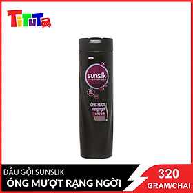 Dầu Gội Sunsilk Đen Óng Mượt 320g