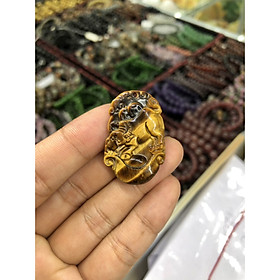 Mặt dây chuyền 12 con giáp phong thủy đá mắt hổ