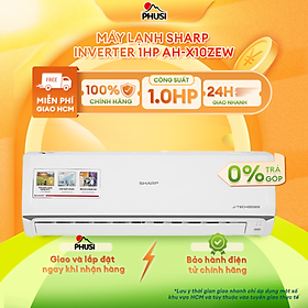 Mua Máy lạnh Sharp Inverter 1.0hp AH-X10ZEW - hàng chính hãng( Chỉ giao HCM)