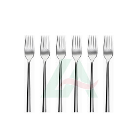Mua Bộ 6c Nĩa Ăn 107001 - Inox 304 Stainless Steel 18/10 Đồ dùng bàn tiệc nhà hàng khách sạn cao cấp (Set of 6pcs Table Fork SS18/10)