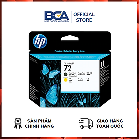 Mua Đầu in HP 72 Matte Black and Yellow DesignJet Printhead (C9384A) Dùng cho máy in T795/ T1300PS/T610/T1200/T1300/-Hàng chính hãng