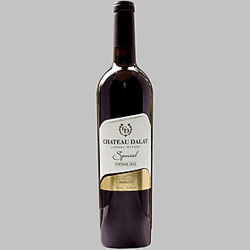 Rượu Vang Đỏ Ladofoods Chateau Dalat Special Merlot 750ml 12,5%