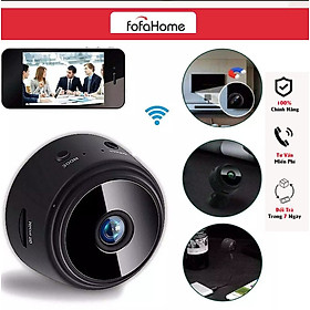 Camera mimi An Ninh A9 HD1080p Kết Nối Wifi Không Dây, Nhỏ Gọn Tiện Lợi Không Kèm Thẻ Nhớ - Hàng Nhập Khẩu