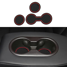 7Pcs Door Slot Coasters Water Coasters for Tesla Model 3