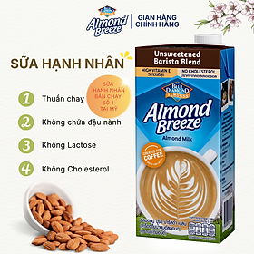 Sữa Hạt Hạnh Nhân ALMOND BREEZE Barista Blend Không Đường 946ml