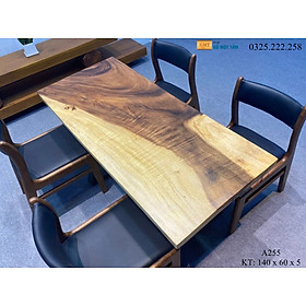 Mua Bàn Làm Việc Gỗ Me Tây  Bàn Cafe Gỗ Me Tây  Bàn Gỗ Me Tây Nguyên Tấm Dài 1 4m Rộng 60cm Dày 5cm