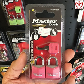 Bộ 2 ổ khóa vali Master Lock 9120 EURTCOL rộng 20mm dùng chung chìa - MSOFT