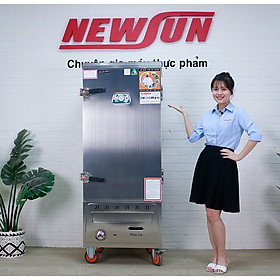 Tủ Hấp Giò Chả, Thực Phẩm 60 Kg Bằng Gas 12 Khay Nhập Khẩu NEWSUN