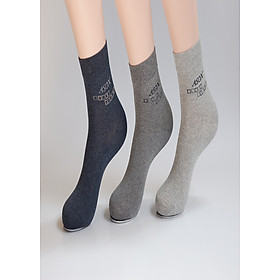 Combo 3 Đôi Vớ Nam Trung CM 02 Cotton- May Phẳng Ánh MInh