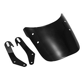 Universal Motorcycle Windshield 5-7" Windscreen For Cg125 Gn125