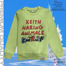 Áo thun thu đông trẻ em CATRIO in Animal là áo phông cổ tròn, dài tay vải da cá dày 100% cotton rất đẹp phù hợp với bé trai bé gái từ 2 tuổi 12kg đến 8 tuổi 31kg mặc thay thế áo len vào mua thu đông lạnh