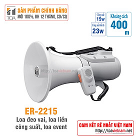 Mua Loa cầm tay  loa phóng cầm tay  loa đeo vai 15W: TOA ER-2215 - Hàng chính hãng