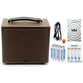 [Bluetooth, Có Khay Pin] Ampli Đàn Guitar Acoustic AGA SC-X3P Thế hệ mới thay cho SC40B Amplifier SCX3P Hàng Chính Hãng - Kèm Móng Gẩy DreamMaker