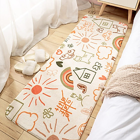Mua Thảm Lau Chân 40x120 cm Siêu Thấm Nước Chống Trượt Tốt Lông Mềm Mại Hình Sunshine Ông Mặt Trời