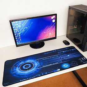 Mua Lót chuột trải bàn 80x30cm hình in siêu nét đế cao su chống trơn trượt  bo viền chắc chắn - Hàng chính hãng