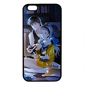 Ốp lưng cho iPhone 6 Plus GIRL 136 - Hàng chính hãng