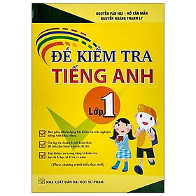 Đề Kiểm Tra Tiếng Anh Lớp 1