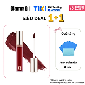 Son kem lì nhiều dưỡng GLAMRR Q LONG WEAR LIP CREAM 5g by Gilaa