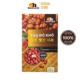 Táo Đỏ Khô Cao Cấp Smile Nuts Hộp 500g