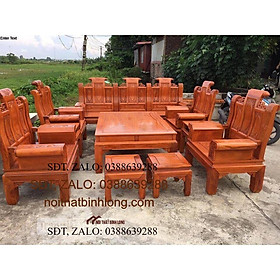 Bàn ghế Âu Á Hộp Chương Cuốn Thư gỗ gõ đỏ