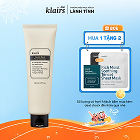 Sữa Rửa Mặt Dear Klairs Gentle Black Facial Cleanser 140ml