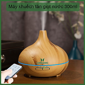 Máy khuếch tán /máy xông tinh dầu Lorganic giọt nước 300ml FX2060 - kèm remote/ Phun sương sóng siêu âm/ Thích hợp xông phòng 15-40m2