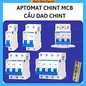 Mua Aptomat CHINT MCB NXB-63  cầu dao chint 1P 2P 3P các loại  aptomat tép Dòng Cắt 6kA