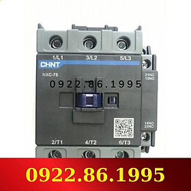 Mua HàngNeW Chint Contactor Khởi động từ CHINT 3P 75A NXC-75 mới