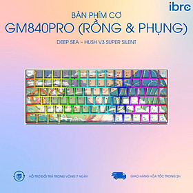 Mua Bàn phím cơ không dây Dual mode GM840 Pro (Rồng & Phụng) KailhBox - Hàng chính hãng
