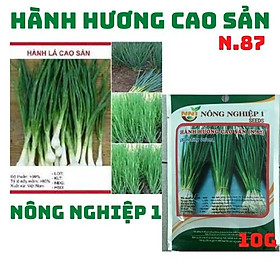 Mua 10gHạt giống hành hương cao sản hành hoa hành lá  hành ta-giống rau củ quả dùng làm vườn Nông Nghiệp 1 biogree