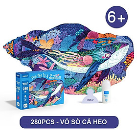 Đồ chơi xếp hình ghép hình puzzle Mideer 280 mảnh ghép - Vỏ sò cá heo