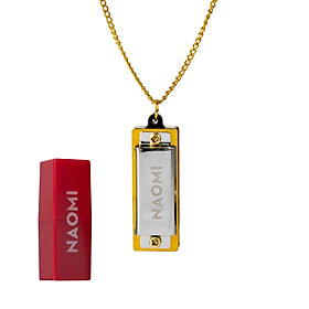 Cute Harmonica Necklace Decoration Musical Instrument Accessory Multi Function for Children