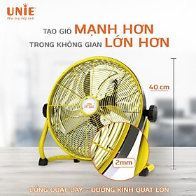 Mua Quạt sàn tích điện Unie UE-880 công suất 26W dung lượng Pin 18000mA sử dụng 10-48h. HÀNG CHÍNH HÃNG
