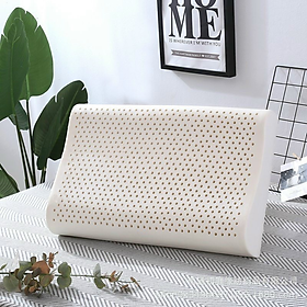Mua Mẫu mới 2022 Gối cao su thiên nhiên 100% latex gối nằm cao su tự nhiên dợn sóng chống đau chống ngáy