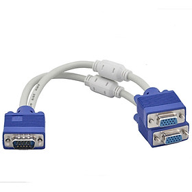 Mua Cáp chia VGA 1 ra 2 Trắng Xanh